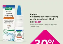 DA A.Vogel Neusspray Bijholteontsteking Eerste Symptomen aanbieding