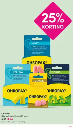 DA Ohropax aanbieding