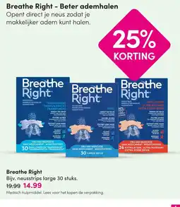 DA Breathe Right - Beter Ademhalen aanbieding