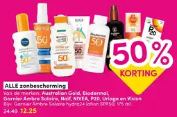 DA ALLE zonbescherming aanbieding