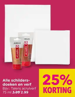 Xenos Alle schilders-doeken en verf aanbieding