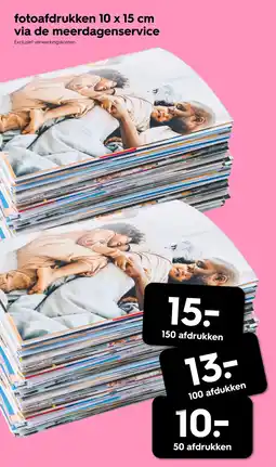 HEMA fotoafdrucken 10 x 15 cm aanbieding