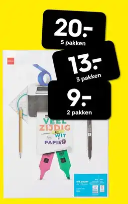 HEMA HEMA wit papier aanbieding