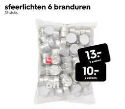 HEMA HEMA sfeerlichten 6 branduren aanbieding