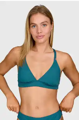 Wehkamp Brunotti voorgevormde bikinitop Delphina petrol aanbieding