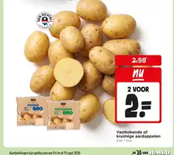 Jumbo Vastkokende of kruiimige aardappelen aanbieding