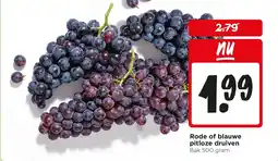 Jumbo Rode of blauwe pitloze druiven aanbieding