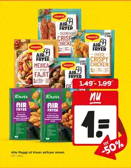 Jumbo Alle maggi of knorr airfryer mixen aanbieding