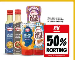 Jumbo Hela satésauzen kaassaus of truffel of caesar dressing aanbieding