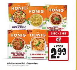 Jumbo Alle honig maaltijd of soepmixen aanbieding
