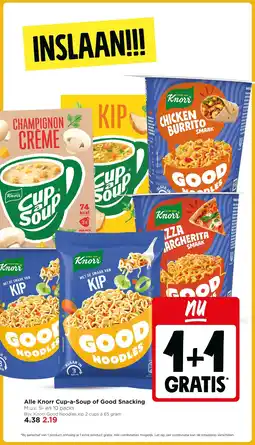 Jumbo Alle knorr cup-a-soup of good snacking aanbieding