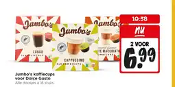 Jumbo Jumbo's koffiecup voor dolce gusto aanbieding