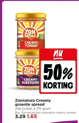 Jumbo Zonnatura creamy groente spread aanbieding