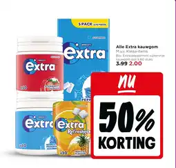 Jumbo Alle extra kauwgom aanbieding