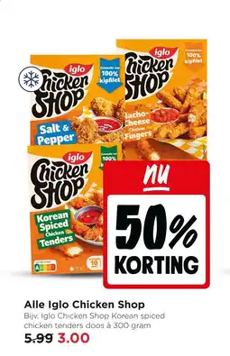 Jumbo Alle iglo chicken shop aanbieding