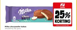 Jumbo Milka chocowafers kokos aanbieding