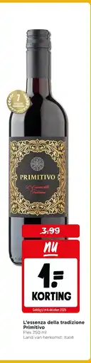 Jumbo L'essenza Della Tradizione Primitivo aanbieding