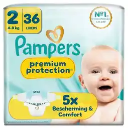 Trekpleister Pampers Premium Protection Maat 2 Luiers aanbieding