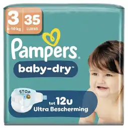 Trekpleister Pampers Baby-Dry Maat 3 Luiers aanbieding