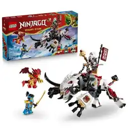Trekpleister LEGO Ninjago 71863 Zilvar en Grimtak het Drakenbeest aanbieding