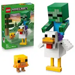 Trekpleister LEGO Minecraft 21582 Kipberijder aanbieding