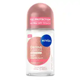 Kruidvat NIVEA Derma Control Clinical Ultra Dry Touch Deodorant Roller aanbieding