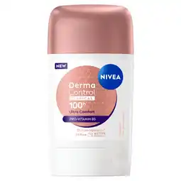 Kruidvat NIVEA Derma Control Clinical Ultra Comfort Deodorant Stick aanbieding