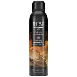 Kruidvat Therme Men Oriental Hammam Foaming Shower Gel aanbieding