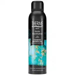 Kruidvat Therme Men Arctic Eucalyptus Foaming Shower Gel aanbieding