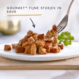 Kruidvat Purina Gourmet Gold Fijne Hapjes in Saus Kattenvoer aanbieding