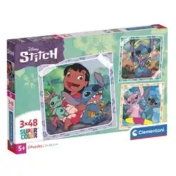 Kruidvat Clementoni Disney Stitch Kinderpuzzels aanbieding