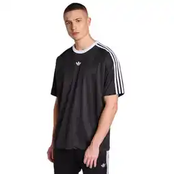 Foot Locker Adidas Jaquard Truien/Replica's Heren - Zwart - Maat XS - Poly Jersey aanbieding