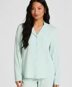 Hunkemoller Hunkemöller Jacket Jersey Essential Groen aanbieding