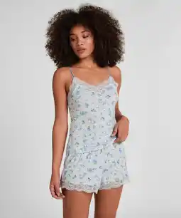 Hunkemoller Hunkemöller Pyjama set Nana Blauw aanbieding