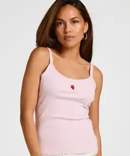 Hunkemoller Hunkemöller Pyjama Singlet Roze aanbieding