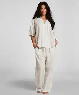 Hunkemoller Hunkemöller Linnen Pyjama Jasje Wit aanbieding
