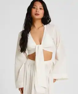 Hunkemoller Hunkemöller Strand Top Glam Wit aanbieding