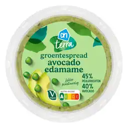 Albert Heijn AH Terra Groentespread avocado edamame aanbieding