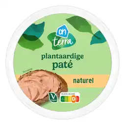 Albert Heijn AH Terra Plantaardige paté naturel aanbieding