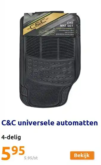 Action C&C universele automatten aanbieding