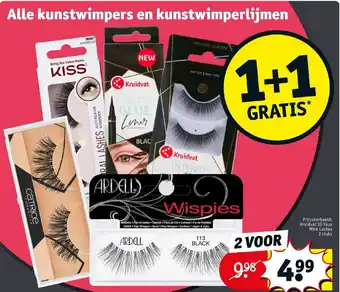 Kruidvat Alle kunstwimpers en kunstwimperlijmen aanbieding