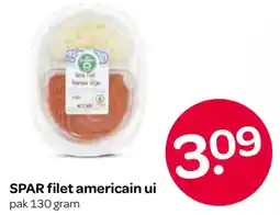 Spar SPAR filet americain ui aanbieding