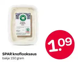 Spar SPAR knoflooksaus aanbieding