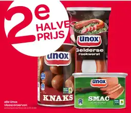 Spar alle Unox vleesconserven aanbieding