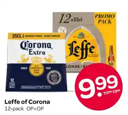 Spar Leffe of Corona aanbieding
