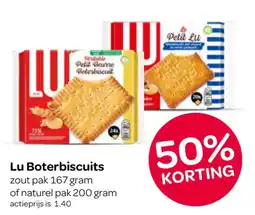 Spar Lu Boterbiscuits aanbieding
