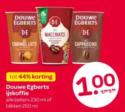 Spar Douwe Egberts ijskoffie aanbieding