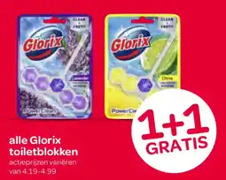 Spar alle Glorix toiletblokken aanbieding