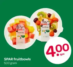 Spar SPAR fruitbowls aanbieding