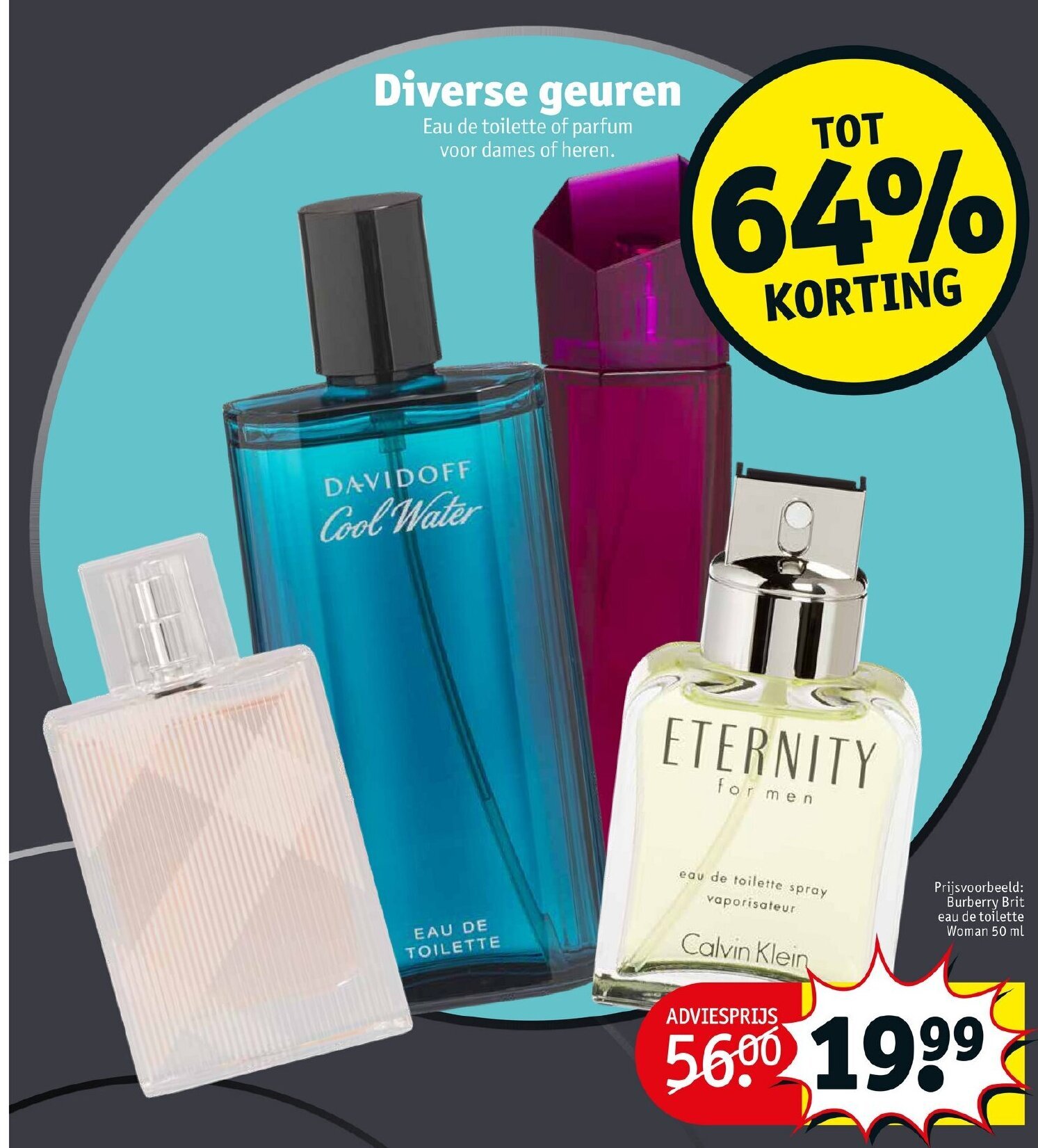 Diverse geuren aanbieding bij Kruidvat